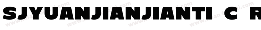 sjyuanjianjianti c Regular字体转换
